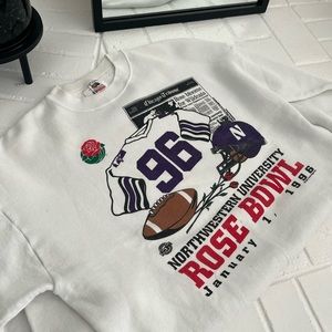 ‘96 Northwestern University Rose Bowl Crewneck Sweater